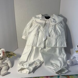 Elegant White Kids Matching Set